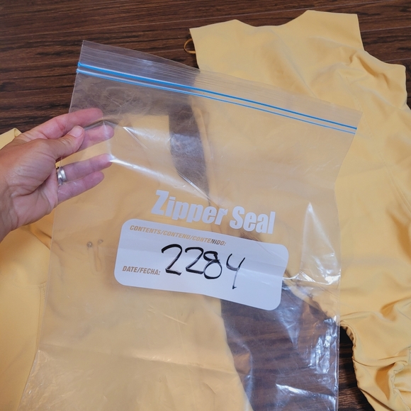 Zara NEW Yellow V-Neck Bodysuit Snap Button Tie Sleeveless Zipper Side NWOT XS/M - Picture 11 of 15